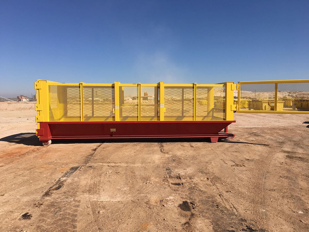 30 Yard Enclosed Roll Off Container 2